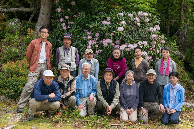 天城、記念写真